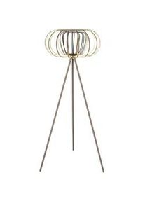 Led-Stehleuchte , Schwarz, Sandfarben , Metall , 44x168x140 cm , RoHS , 3-fach schaltbar , Nur In Filialen Erhältlich