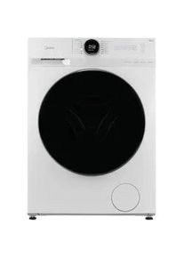 Midea Waschmaschine , Weiß , Metall , 59.5x85x47.5 cm , Startzeitvorwahl, Restzeitanzeige, Signal am Programmende, Aquastop, LED-Anzeigen, Unwuchtkontrolle, Mengenautomatik, Schaumerkennung , Elektrogeräte, Standgeräte, Waschmaschinen