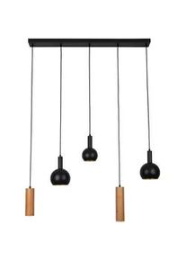 Näve Näve Pendelleuchte , Naturfarben, Schwarz , Metall , rechteckig , 95 cm , Lampen & Leuchten, Leuchtenserien