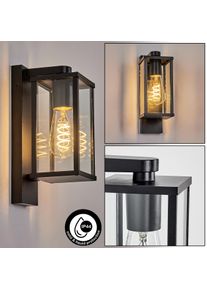hofstein Tourega vägglampa utomhus, Vägglampa Svart, 1-ljuskällor