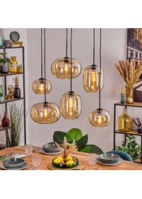 hofstein Apedo Pendellampa, Pendelbelysning Amber, 6-ljuskällor