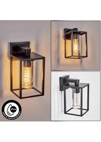 hofstein Trancozelos vägglampa utomhus, Vägglampa Svart, 1-ljuskällor