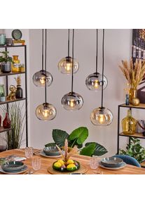 hofstein Apedo Pendellampa, Pendelbelysning Amber, Klart, Rökfärger, 6-ljuskällor