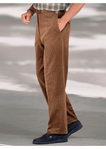 Heren chauffeursbroek in cognac ,maat 50, WITT, 80% Katoen, 18% Polyamide, 2% Elastan