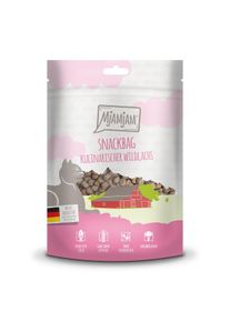 MjAMjAM Snackbag – kulinarischer Wildlachs Katzensnacks ohne Getreide 125g
