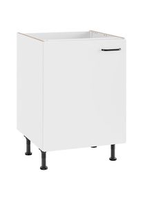 Optifit , Spülenschrank »Elga« mit Soft-Close-Funktion, höhenverstellbaren Füßen, Breite 60 cm , weiß/weiß , weiß