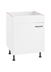 Optifit , Spülenschrank »Elga« mit Soft-Close-Funktion, höhenverstellbaren Füßen, Breite 60 cm , weiß/weiß , weiß
