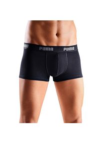 Puma, Herren, Hipster Packung, 3er-Pack, mit Logoschriftzug auf breitem Bund, schwarz, XL, schwarz, Herrenunterhose von Puma