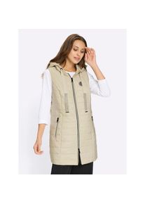 Inspirationen , Damen , Longweste , sand , 36 , 36 , aus recyceltem Polyester