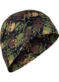 Zan Headgear SportFlex Skull, functional cap , color: Black/Brown/Dark Green , size: One Size