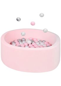 My Baby Lou B&auml;llebad, Silberfarben, Perlmutt, Rosa, Kunststoff, Textil, 30 cm, EN 71, Spielzeug, B&auml;llebad