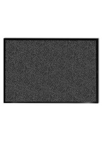 Schmutzfangmatte, Anthrazit, Kunststoff, 90x120 cm, rutschfest, pflegeleicht, Teppiche und B&ouml;den, Schmutzfangmatten, Schmutzfangmatten