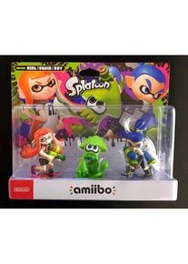 Nintendo Amiibo Splatoon Inkling Girl Squid Boy Triple Pack 3 Figures