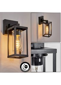 hofstein Avete Lampada da parete per esterno, Applique Nero, 1-Luce