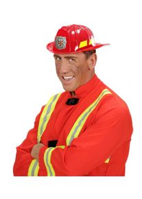 Widmann Fire helmet rescue squad red for adults