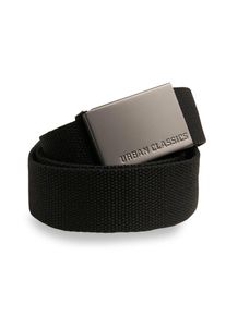 Canvas G&uuml;rtel schwarz, Textil, Urban Classics