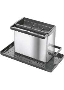 Metaltex Spülbecken-Organizer Tidytex, Abtropfgestell, Silber