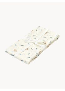 Cam Cam Copenhagen Toalla envolvente de algodón ecológico Blueberries Colorido, Blanco Algodón, Algodón orgánico An 120 x L 120 cm