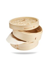 Bamboe stoommand (&Oslash; 25 cm) | Rijst & groenten garen