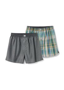 Tchibo - 2 Web-Boxershorts - Herren - Gr. M/5 - anthrazit/kariert