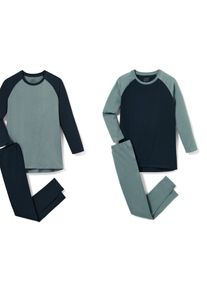 Tchibo - 2 Kinder-Pyjamas - M&auml;dchen - Gr. 146/152 - dunkelblau