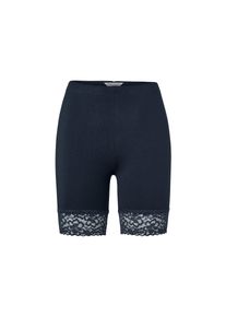 Tchibo - Radlershorts mit Spitzenborte - Damen - Gr. S - dunkelblau