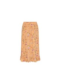 Tchibo - Rock mit Print - Damen - Gr. 38 - apricot/geblümt
