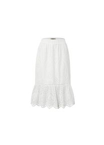 Tchibo - Rock mit Lochstickerei - Damen - Gr. 44 - weiß