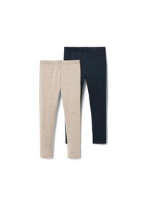 Tchibo - 2 Leggings - Unisex - Gr. 122/128 - dunkelblau