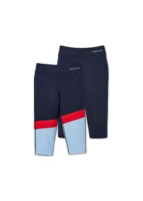 Tchibo - 3/4-Sporttights mit recyceltem Material im Set - M&auml;dchen - Gr. 122/128 - dunkelblau