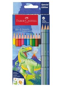 Faber-Castell Buntstift Classic Dino 10+3 Kartonetui
