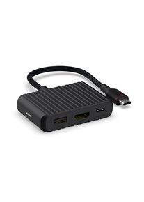 Unisynk 3 Port USB-C Hub V2 4K 60Hz 100W - Black