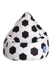 Sitzsack, Textil, 220 l, F&uuml;llung: Styroporkugeln, 110x70x110 cm, Indoor, Wohnzimmer, Sessel, Sitzs&auml;cke, Kindersitzs&auml;cke