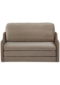 Mid.you Schlafsofa , Hellbraun , Textil , F&uuml;llung: Polyester,Polyester , 162x81x93 cm , Liegefunktion , Wohnzimmer, Sofas & Couches, Schlafsofas, Sonstige Schlafsofas