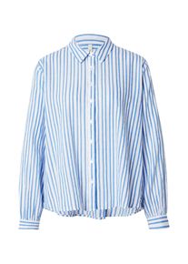 Pepe Jeans Kvinnor Blus royalbl&aring; / vit Storlek M