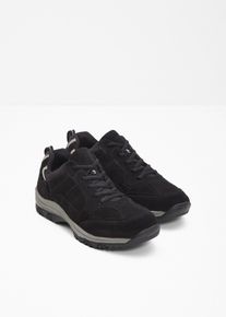 bonprix Trekkingschuhe aus Veloursleder, schwarz, Veloursleder