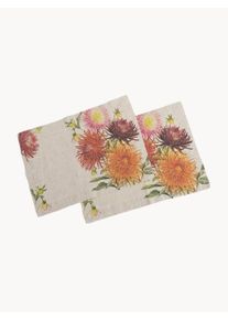 Linoroom Ľanov&eacute; prestierania Country Flowers, 2 ks Farebn&aacute; &Scaron; 50 x D 35 cm