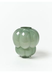 AYTM Mundbl&aelig;st dekorativ sk&aring;l i glas Uva Gr&oslash;n Glas &Oslash; 33 x H 15 cm