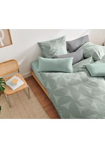 Tchibo - Pościel bawełniana premium - kolor: zielony