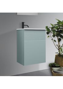 Burgbad Fiumo Meuble avec lave-mains, 1 porte, SGGV047RF3957C0001G0200,