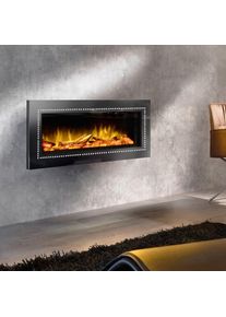 Wodtke feel the flame No.1 prime Swarovski Foyer &eacute;lectrique avec lit de braises en c&eacute;ramique, 025 115,