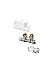 Buderus T/Uni-SH Bloc de robinet, avec t&ecirc;te thermostatique, 7747403855,