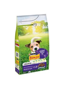 2x 1,5kg PURINA Bonzo Mini Menu bœuf, agneau pour chien