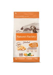 Nature's Variety Selected Junior poulet élevé en plein air.- lot % : 2 x 2 kg