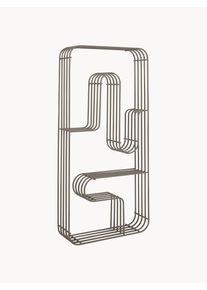 AYTM Metal Wall Shelf Curva Grey Metal B 33 x H 71 cm