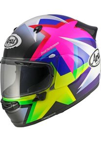 Arai Quantic Star, kask pełnotwarzowy , kolor: Niebieski/Ż&oacute;łty/R&oacute;żowy/Czarny , rozmiar: L