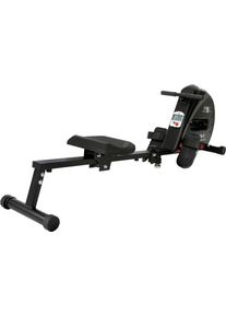 Christopeit Sport Rudergerät »Cambridge II Black Edition« Rudermaschine, 4 Widerstandsstufen, Seilzug in schwarz