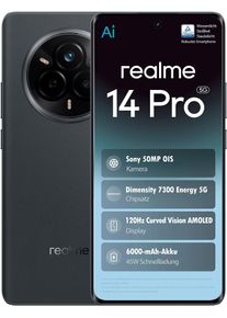 REALME Smartphone »14 Pro 5G« Suede Grey in grau