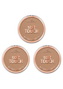 Essence Damen Bronzer-Puder »soft TOUCH BUTTER BRONZER« 3-tlg., mittlere Deckkraft, bräunend, alle Hauttypen