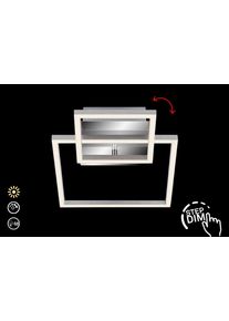 Briloner Leuchten LED Deckenleuchte »FRAME« in silberfarben